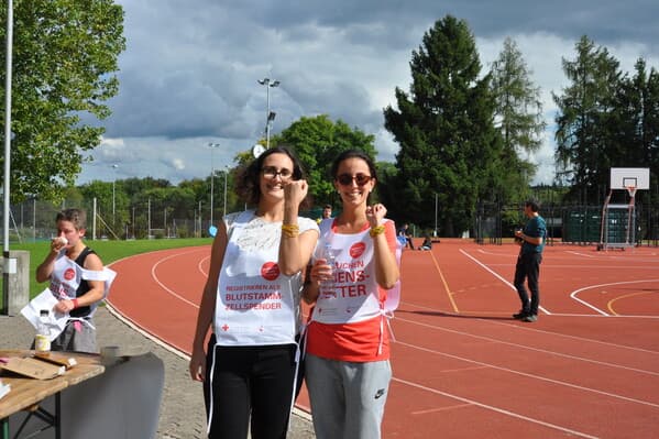 Teilnehmende beim Lauf gegen Leukämie in Zürich