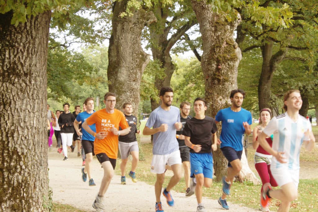 Marrow Genf beim Charity-Lauf